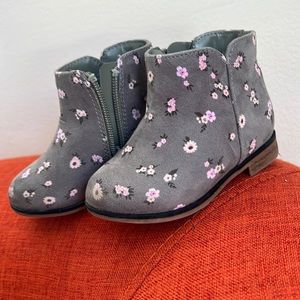 Cat and Jack Floral Booties